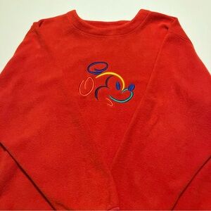 Red Disney Mickey Mouse Fleece XL